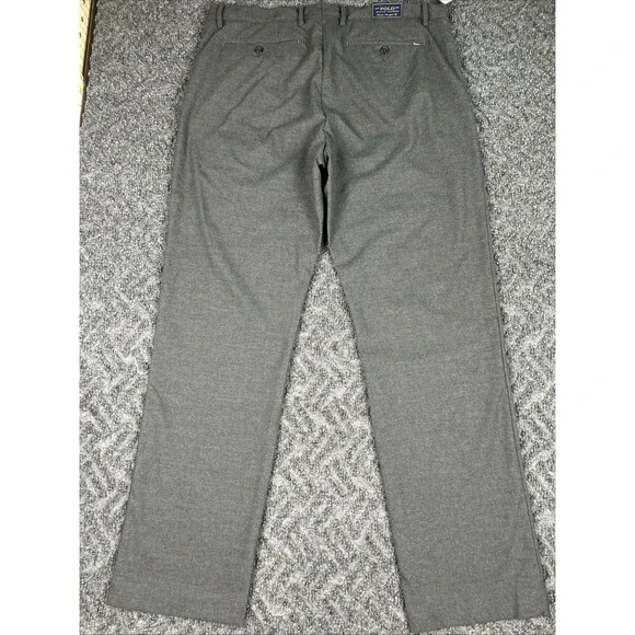 Polo Ralph Lauren Pants Men’s 36x32 Stretch Straight Fit Heather Gray NEW - Picture 7 of 9